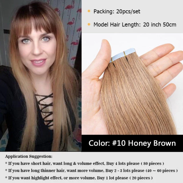 Invisible Skin Weft Tape in Human Hair Extensions - Image 8