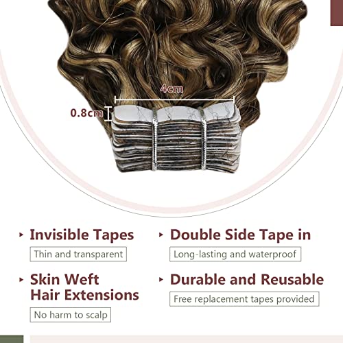 Invisible Tape In Human Hair Extensions - Image 36