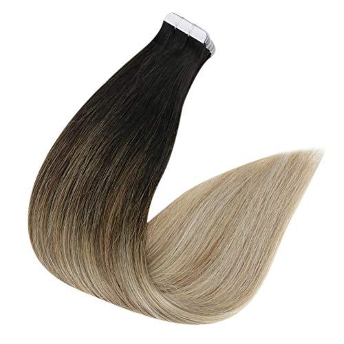 Invisible Tape Remy Human Hair Extensions 14 to 22 Inches Long - Image 105