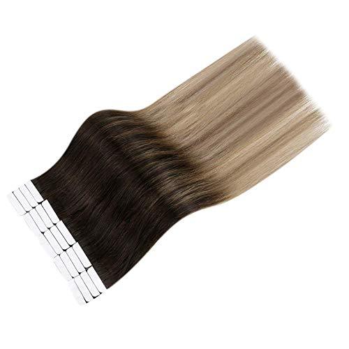 Invisible Tape Remy Human Hair Extensions 14 to 22 Inches Long - Image 133