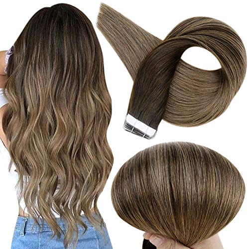 Invisible Tape Remy Human Hair Extensions 14 to 22 Inches Long - Image 146