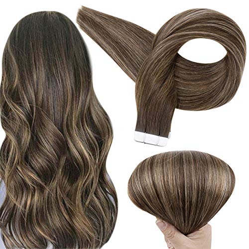 Invisible Tape Remy Human Hair Extensions 14 to 22 Inches Long - Image 155