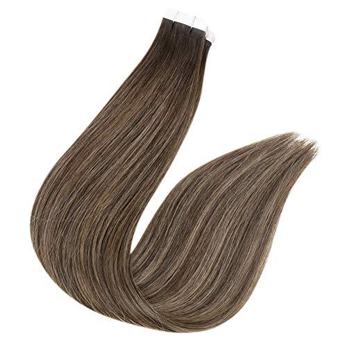 Invisible Tape Remy Human Hair Extensions 14 to 22 Inches Long - Image 157