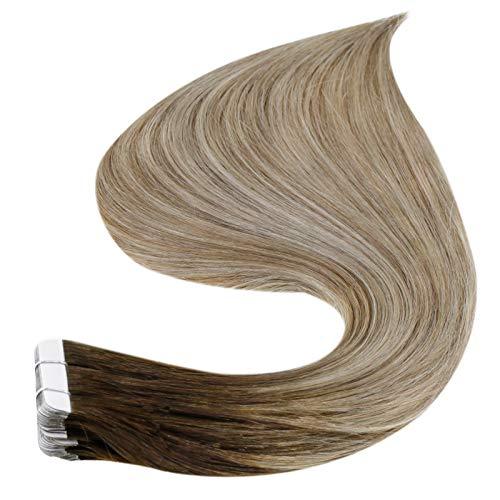Invisible Tape Remy Human Hair Extensions 14 to 22 Inches Long - Image 169