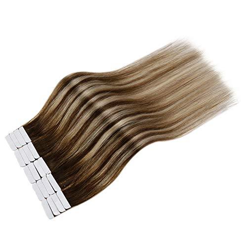 Invisible Tape Remy Human Hair Extensions 14 to 22 Inches Long - Image 190
