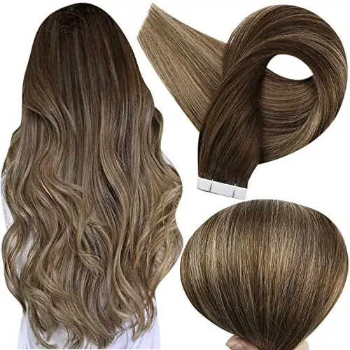 Invisible Tape Remy Human Hair Extensions 14 to 22 Inches Long - Image 25