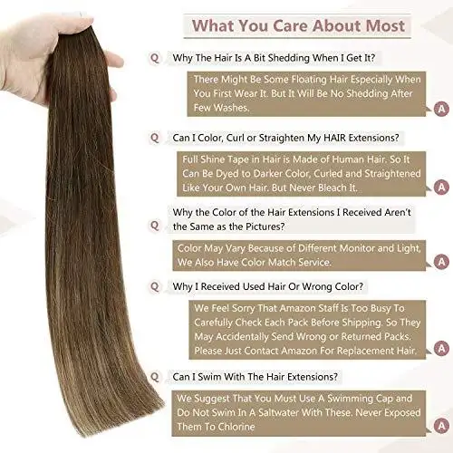 Invisible Tape Remy Human Hair Extensions 14 to 22 Inches Long - Image 28