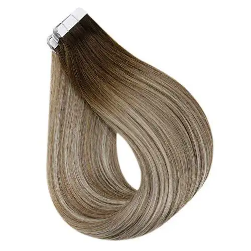 Invisible Tape Remy Human Hair Extensions 14 to 22 Inches Long - Image 3