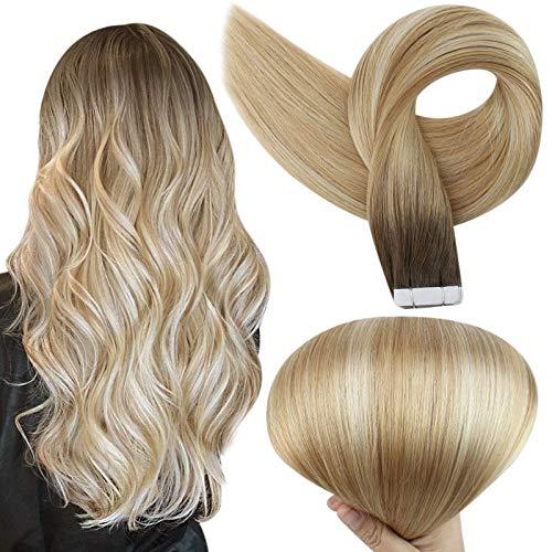 Invisible Tape Remy Human Hair Extensions 14 to 22 Inches Long - Image 85