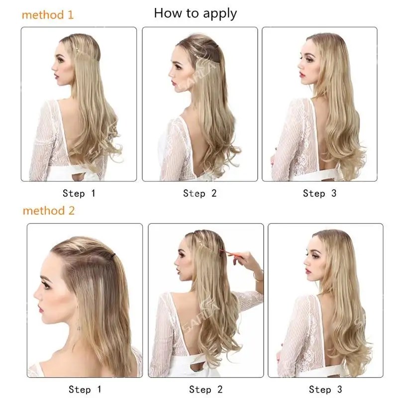 Invisible Wire Halo Hair Extension - Image 5