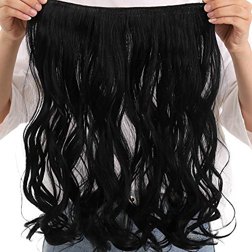 Invisible Wire Heat Friendly Halo Hair Extension - Image 10