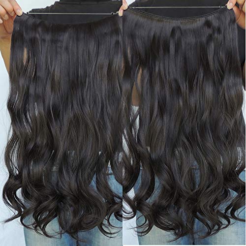 Invisible Wire Heat Friendly Halo Hair Extension - Image 12