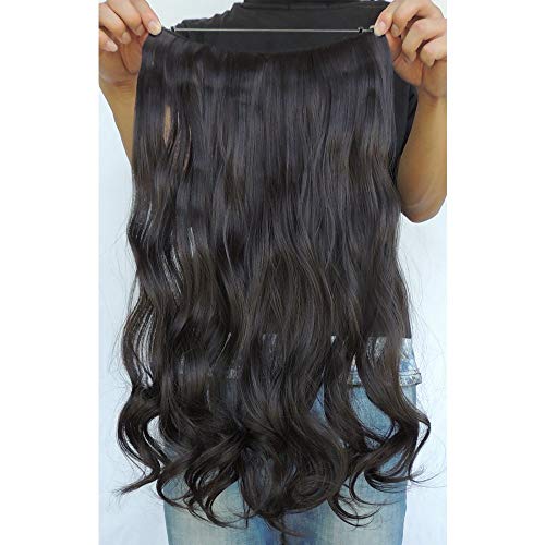 Invisible Wire Heat Friendly Halo Hair Extension - Image 13
