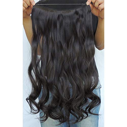 Invisible Wire Heat Friendly Halo Hair Extension - Image 14