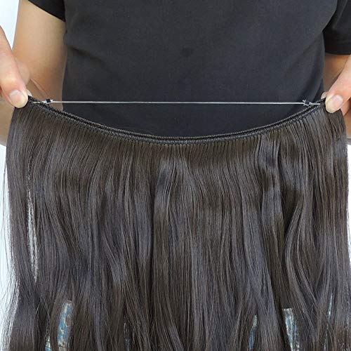 Invisible Wire Heat Friendly Halo Hair Extension - Image 15