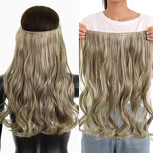 Invisible Wire Heat Friendly Halo Hair Extension - Image 17
