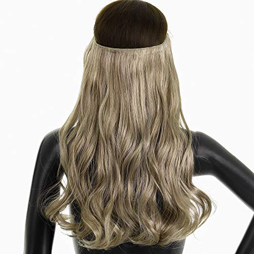 Invisible Wire Heat Friendly Halo Hair Extension - Image 18