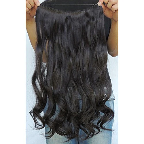 Invisible Wire Heat Friendly Halo Hair Extension - Image 21