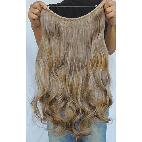 Invisible Wire Heat Friendly Halo Hair Extension - Image 25