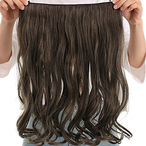 Invisible Wire Heat Friendly Halo Hair Extension - Image 30