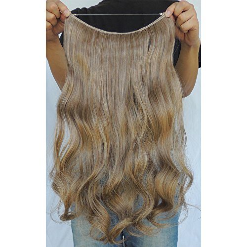 Invisible Wire Heat Friendly Halo Hair Extension - Image 34