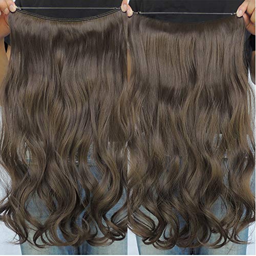 Invisible Wire Heat Friendly Halo Hair Extension - Image 36