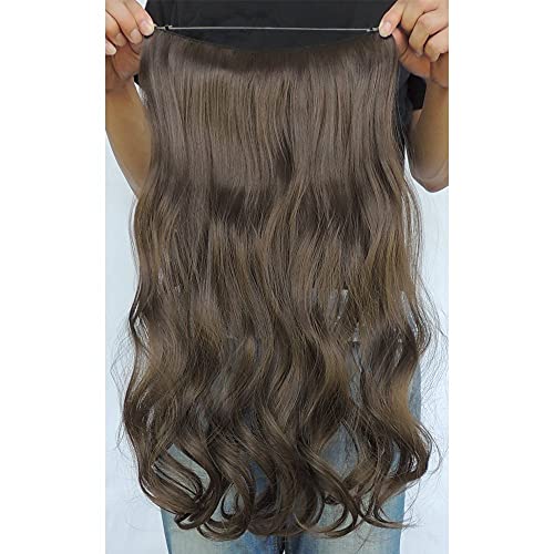 Invisible Wire Heat Friendly Halo Hair Extension - Image 38