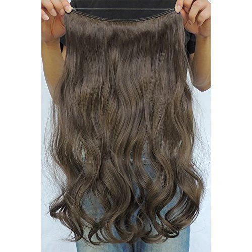 Invisible Wire Heat Friendly Halo Hair Extension - Image 45