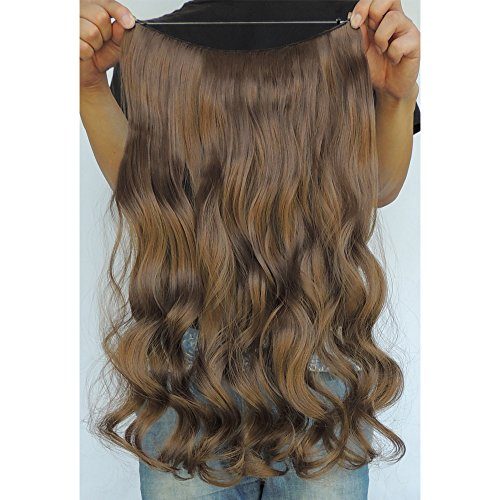 Invisible Wire Heat Friendly Halo Hair Extension - Image 48