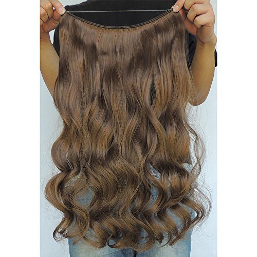 Invisible Wire Heat Friendly Halo Hair Extension - Image 49