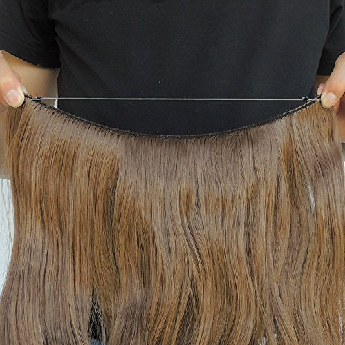 Invisible Wire Heat Friendly Halo Hair Extension - Image 50
