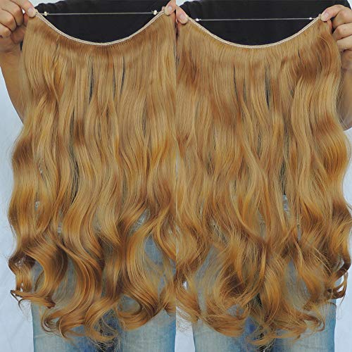 Invisible Wire Heat Friendly Halo Hair Extension - Image 51