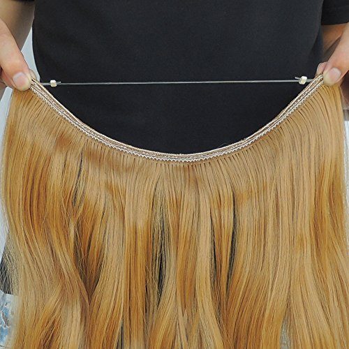 Invisible Wire Heat Friendly Halo Hair Extension - Image 53