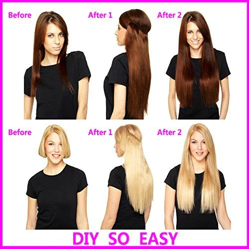 Invisible Wire Heat Friendly Halo Hair Extension - Image 55