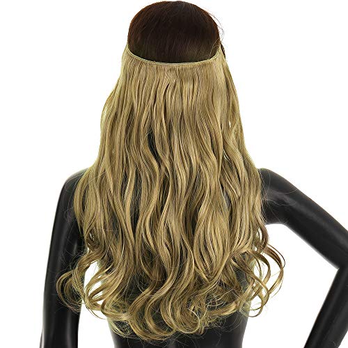 Invisible Wire Heat Friendly Halo Hair Extension - Image 57