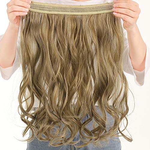 Invisible Wire Heat Friendly Halo Hair Extension - Image 58