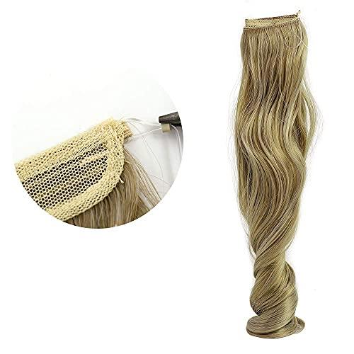 Invisible Wire Heat Friendly Halo Hair Extension - Image 59