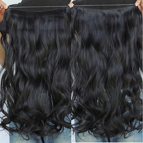 Invisible Wire Heat Friendly Halo Hair Extension - Image 64