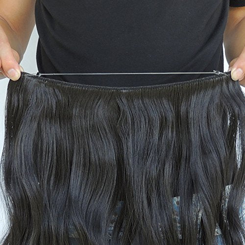 Invisible Wire Heat Friendly Halo Hair Extension - Image 66