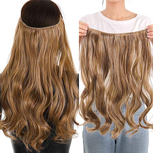 Invisible Wire Heat Friendly Halo Hair Extension - Image 67