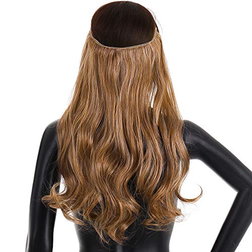 Invisible Wire Heat Friendly Halo Hair Extension - Image 68