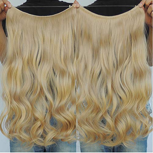 Invisible Wire Heat Friendly Halo Hair Extension - Image 73