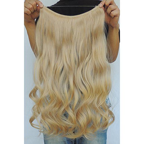 Invisible Wire Heat Friendly Halo Hair Extension - Image 75