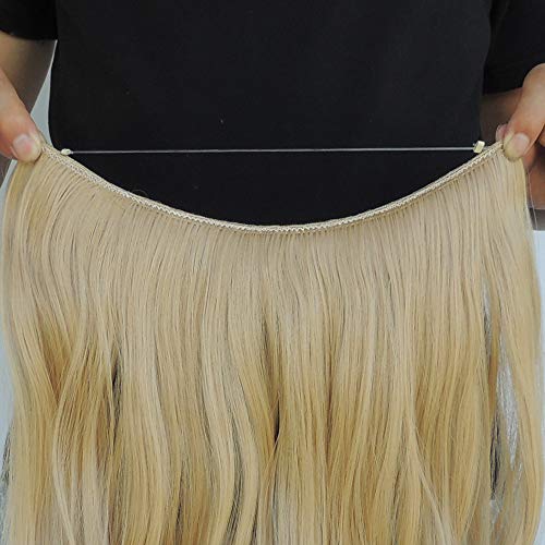 Invisible Wire Heat Friendly Halo Hair Extension - Image 76
