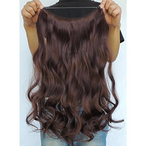 Invisible Wire Heat Friendly Halo Hair Extension - Image 78