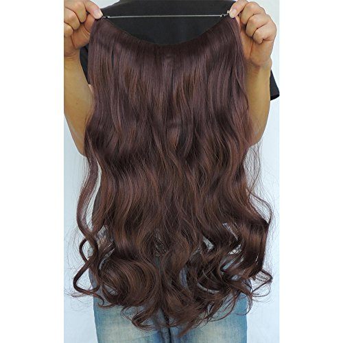 Invisible Wire Heat Friendly Halo Hair Extension - Image 79