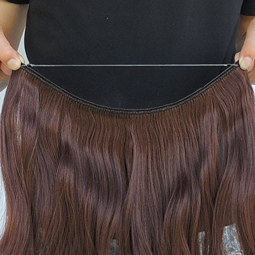 Invisible Wire Heat Friendly Halo Hair Extension - Image 80