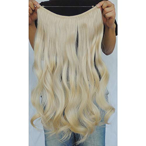 Invisible Wire Heat Friendly Halo Hair Extension - Image 82