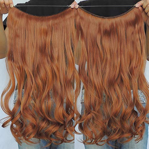 Invisible Wire Heat Friendly Halo Hair Extension - Image 85