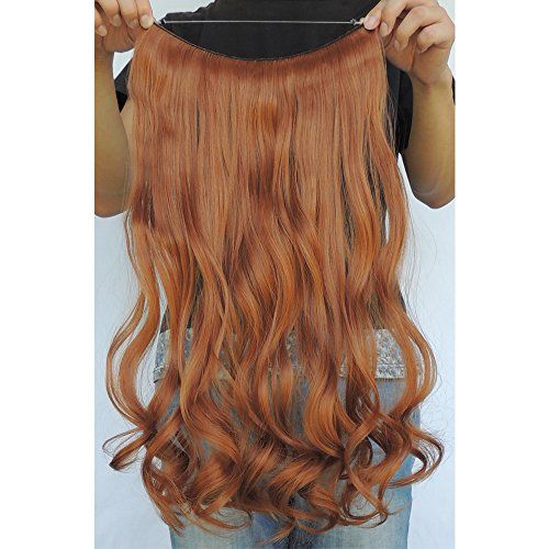 Invisible Wire Heat Friendly Halo Hair Extension - Image 86